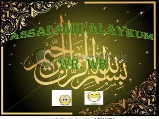 assalamu alaykum wr wb