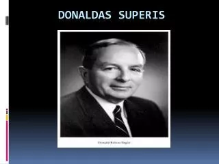 donaldas superis