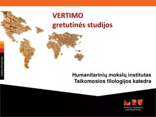 vertimo gretutin s studijos