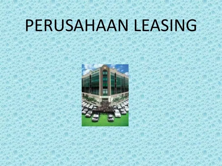 perusahaan leasing