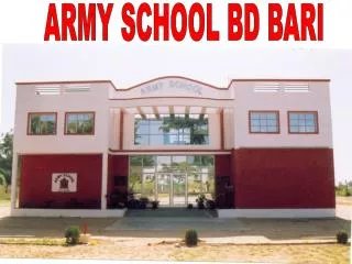 ARMY SCHOOL BD BARI