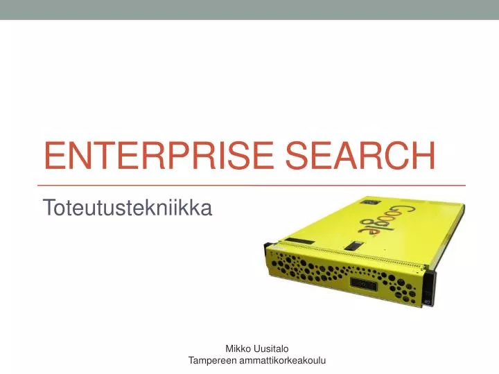 enterprise search