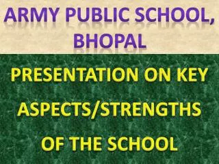ARMY PUBLIC SCHOOL, BHOPAL