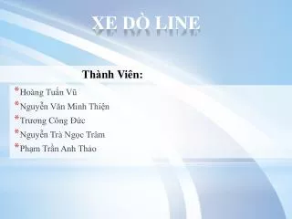 xe do line