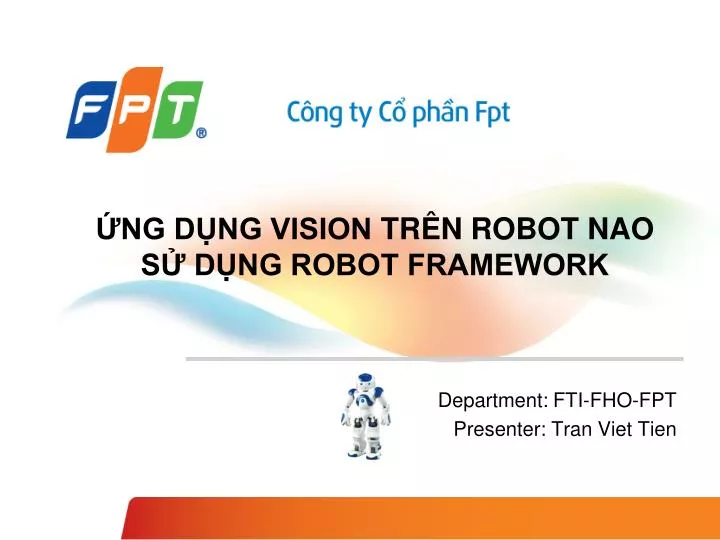 ng d ng vision tr n robot nao s d ng robot framework