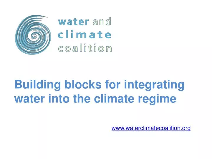 www waterclimatecoalition org