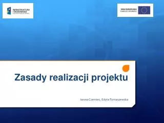 zasady realizacji projektu
