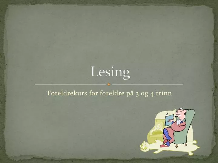 lesing