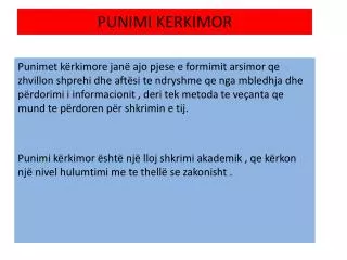 punimi kerkimor