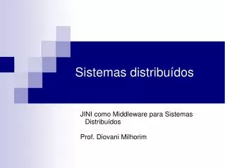 sistemas distribu dos