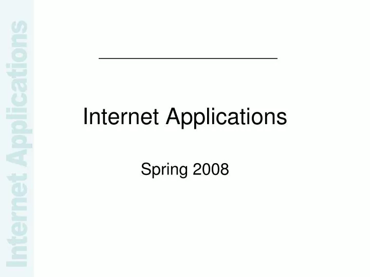internet applications