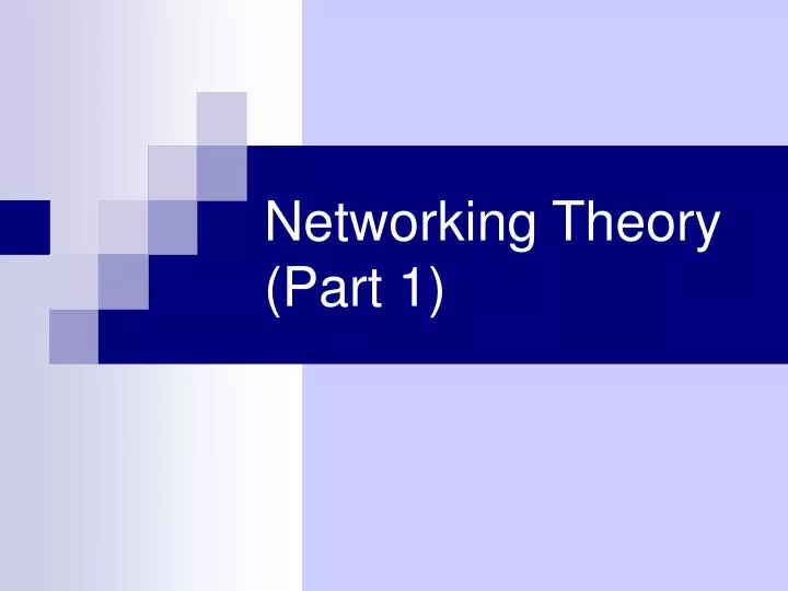 networking theory part 1