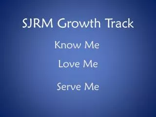 SJRM Growth Track