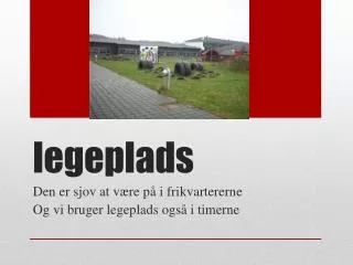 legeplads