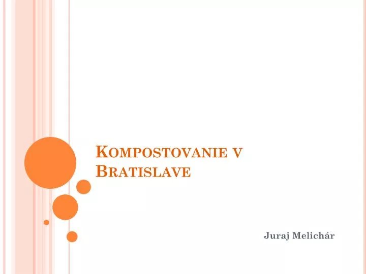 kompostovanie v bratislave