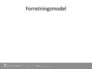 forretningsmodel