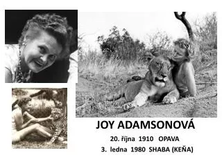 joy adamsonov