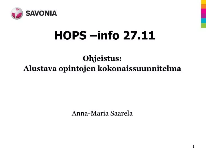 hops info 27 11