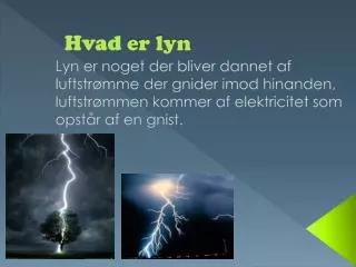 hvad er lyn