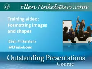 Training video: Formatting images and shapes