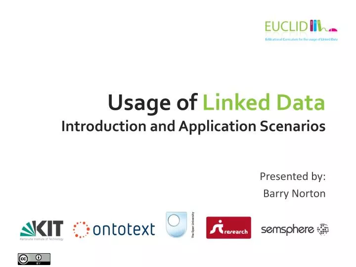 usage of linked data introduction and application scenarios