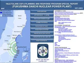 YALE/TULANE ESF-8 PLANNING AND RESPONSE PROGRAM SPECIAL REPORT