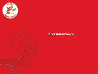 kort informasjon