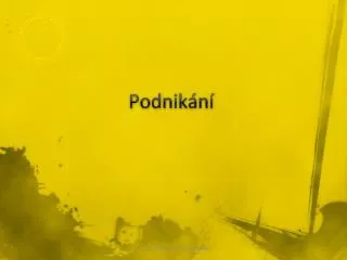 podnik n