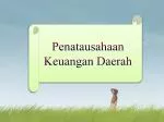 PPT - Pengelolaan Keuangan Daerah PowerPoint Presentation, Free ...