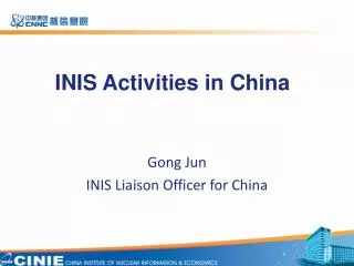 INIS Activities in China