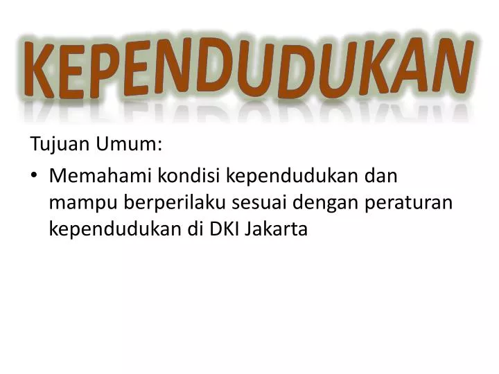 kependudukan