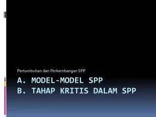 pertumbuhan dan perkembangan spp
