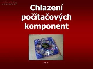 chlazen po ta ov ch komponent