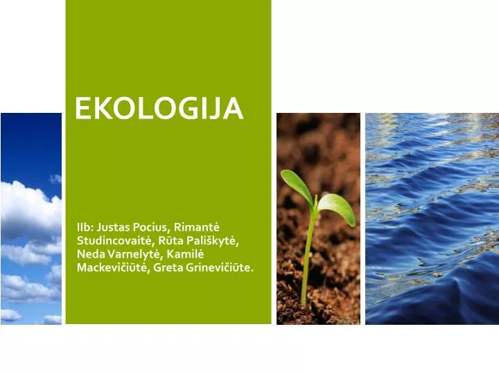 ekologija