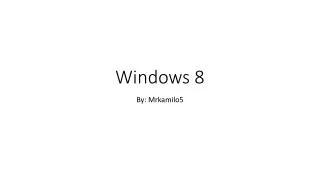 windows 8