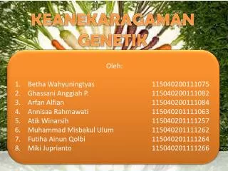 keanekaragaman genetik