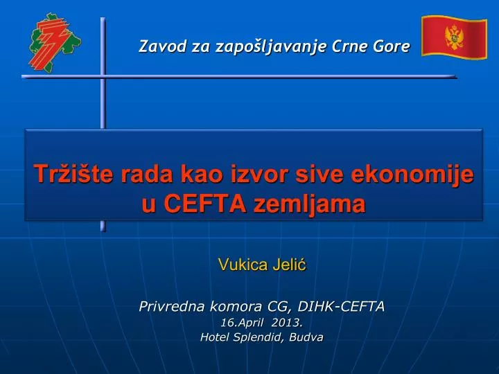 tr i te rada kao izvor sive ekonomije u cefta zemljama