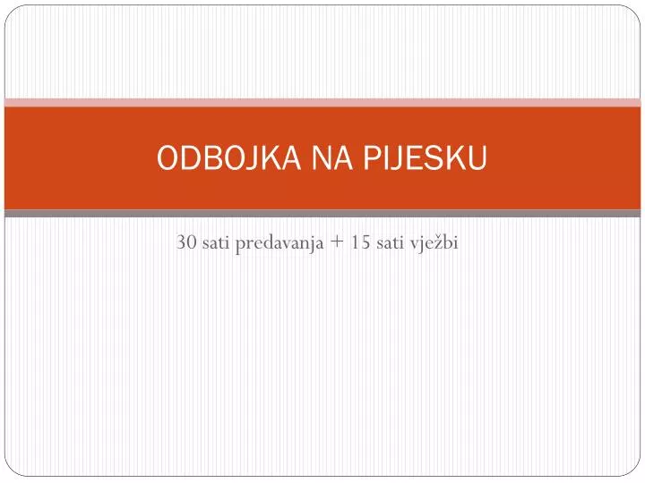 odbojka na pijesku