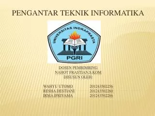 pengantar teknik informatika