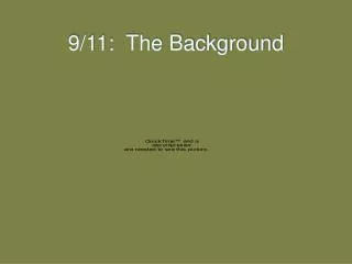 9/11: The Background