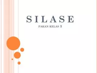 s i l a s e pakan kelas 3