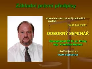 z kladn pr vn p edpisy