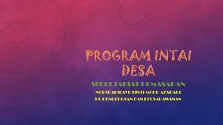 program intai desa