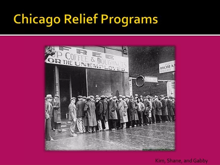 chicago relief programs
