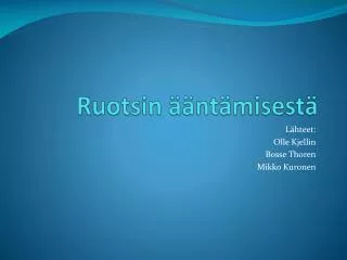 ruotsin nt misest