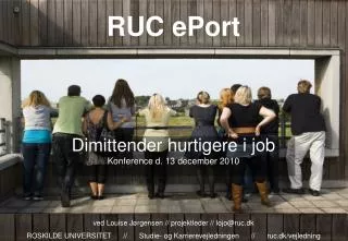 dimittender hurtigere i job konference d 13 december 2010