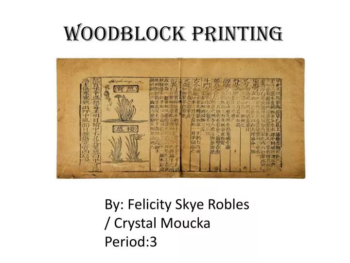 woodblock printing