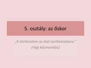 5 oszt ly az skor