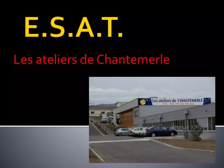 les ateliers de chantemerle