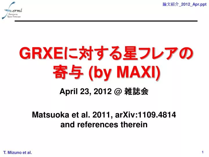 grxe by maxi